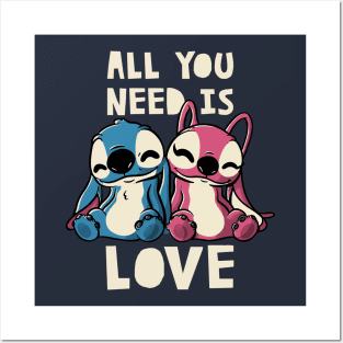 All You Need Is Love Cute Lover Gift Posters and Art